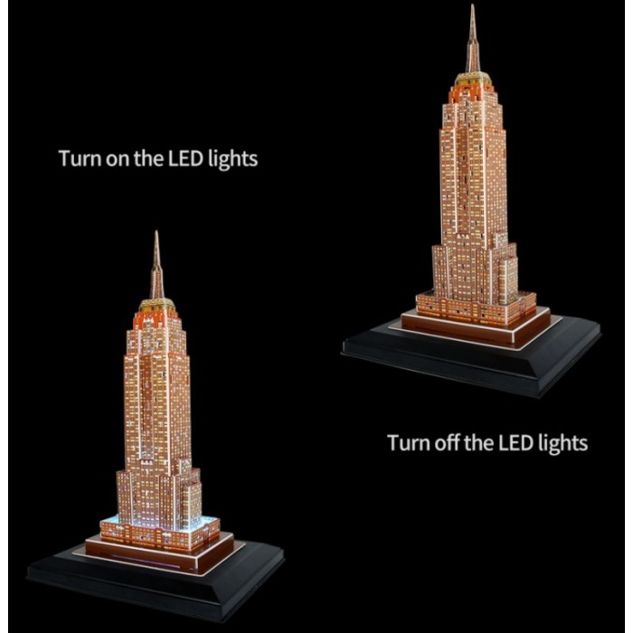 ΠΑΖΛ 3D EMPIRE STATE BUILDING 38 ΤΕΜ. (L503h) CUBIN FUN ΠΑΖΛ 3D EMPIRE STATE BUILDING 38 ΤΕΜ. (L503h) CUBIN FUN