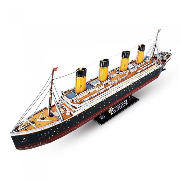 ΠΑΖΛ 3D TITANIC WITH LED 226 ΤΕΜ. (L521h) CUBIN FIN ΠΑΖΛ 3D TITANIC WITH LED 226 ΤΕΜ. (L521h) CUBIN FIN