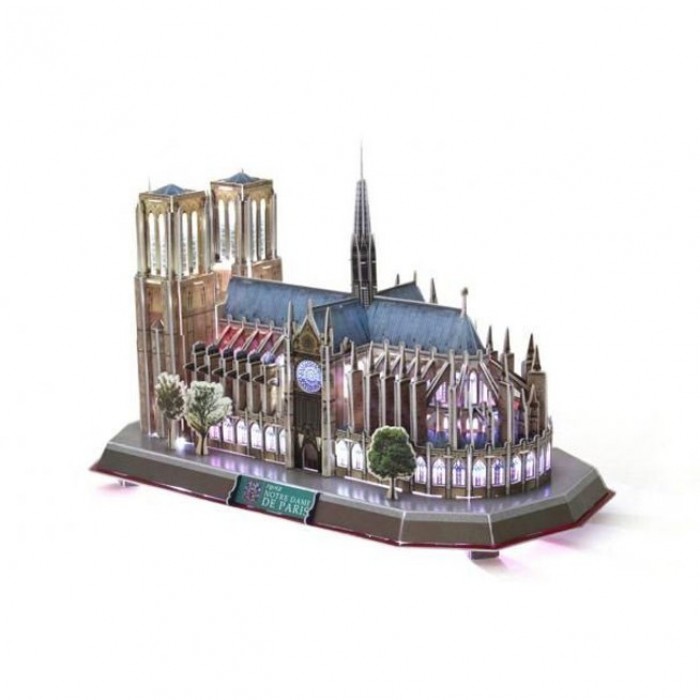 ΠΑΖΛ 3D NOTRE DAME DE PARIS WITH LED 149 ΤΕΜ. (L173h) CUBIN FUN ΠΑΖΛ 3D NOTRE DAME DE PARIS WITH LED 149 ΤΕΜ. (L173h) CUBIN FUN
