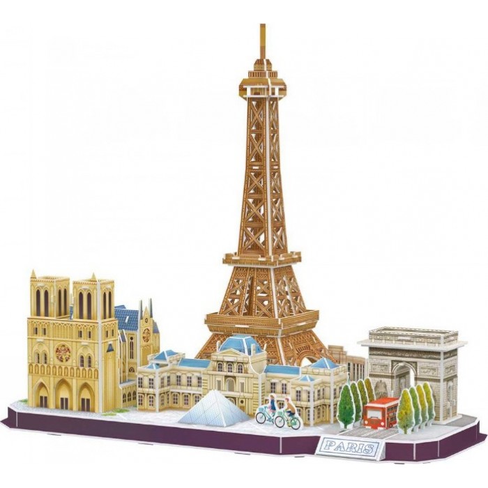 ΠΑΖΛ 3D ΠΑΡΙΣΙ CITY LINE 114 ΤΕΜ. (MC254h) CUBIN FUN ΠΑΖΛ 3D ΠΑΡΙΣΙ CITY LINE 114 ΤΕΜ. (MC254h) CUBIN FUN