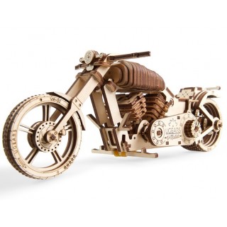 UGEARS ΜΟΤΟΣΥΚΛΕΤΑ VM-02 ΞΥΛΙΝΟ ΜΗΧΑΝΙΚΟ 3D ΠΑΖΛ (12082)