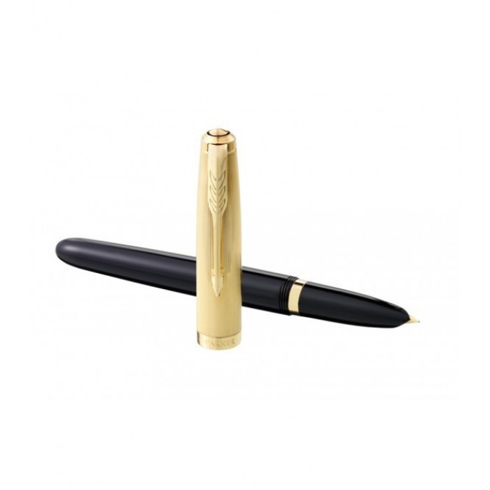 ΠΕΝΑ PARKER 51 PREMIUM BLACK GT FOUNTAIN PEN M (MEDIUM) 18K 2123512