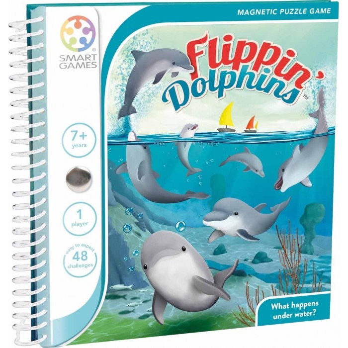 SMARTGAMES ΕΠΙΤΡΑΠΕΖΙΟ ΜΑΓΝΗΤΙΚΟ ΠΑΙΧΝΙΔΙ FLIPPIN DOLPHINS (152330) SMARTGAMES ΕΠΙΤΡΑΠΕΖΙΟ ΜΑΓΝΗΤΙΚΟ ΠΑΙΧΝΙΔΙ FLIPPIN DOLPHINS (152330)