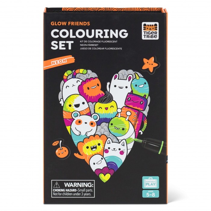 ΣΕΤ ΔΡΑΣΤΗΡΙΟΤΗΤΩΝ – Neon Colouring Set Glow Friends