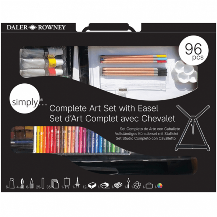 Daler Rowney Complete Art Σετ Ζωγραφικής 96τμχ Daler Rowney Complete Art Σετ Ζωγραφικής 96τμχ