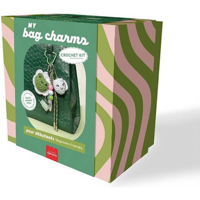 LA PETITE EPICERIE- KIT ΠΛΕΞΙΜΑΤΟΣ MY BAG CHARMS MATCHA CLUB (121002)