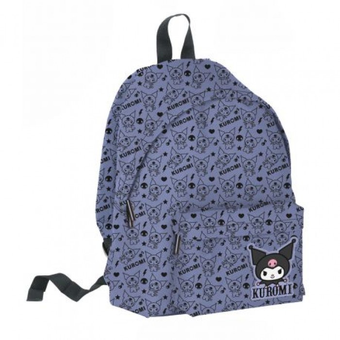 ΣΑΚΙΔΙΟ ΣΤΡΟΓΓΥΛΟ LILA PATTERN KUROMI ΣΑΚΙΔΙΟ ΣΤΡΟΓΓΥΛΟ LILA PATTERN KUROMI