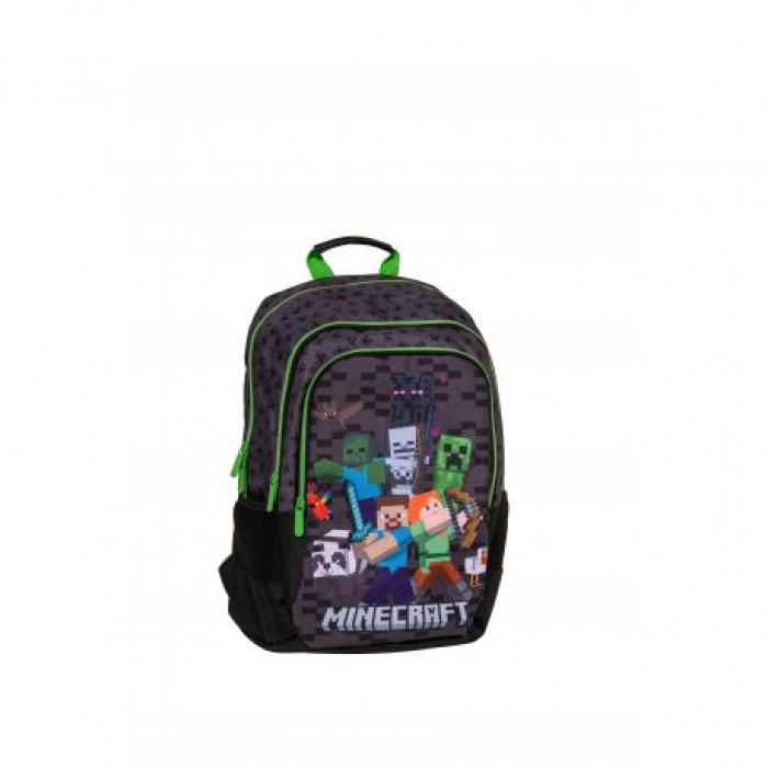 MINECRAFT ΣΑΚΙΔΙΟ ΠΟΛΥΘΕΣΙΑΚΟ GREEN MINECRAFT ΣΑΚΙΔΙΟ ΠΟΛΥΘΕΣΙΑΚΟ GREEN
