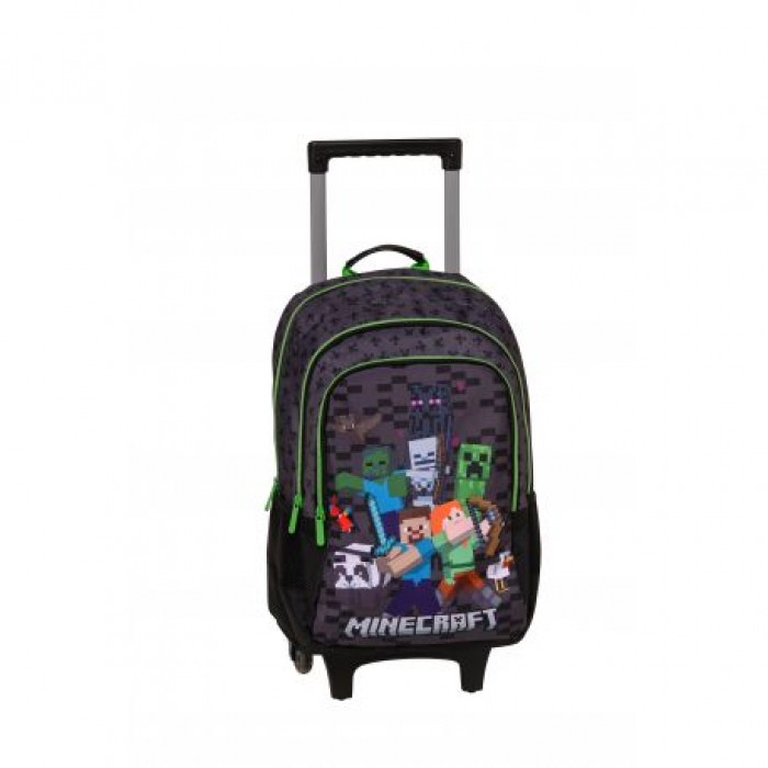 MINECRAFT TROLLEY ΣΑΚΙΔΙΟ GREEN MINECRAFT TROLLEY ΣΑΚΙΔΙΟ GREEN