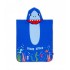 LEGAMI BEACH TOWELLING PONCHO FOR KIDS SHARK