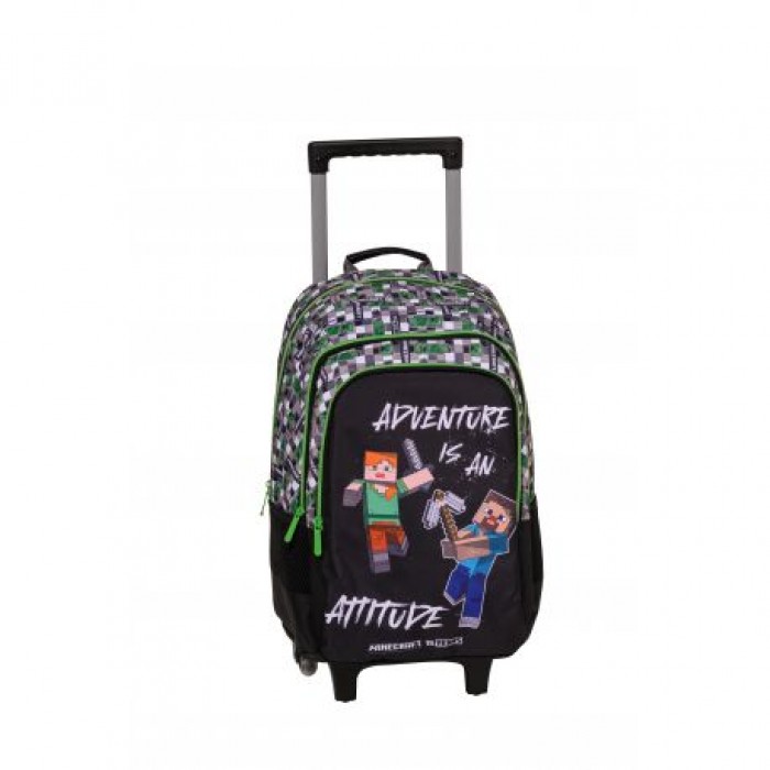 MINECRAFT TROLLEY ΣΑΚΙΔΙΟ BLACK MINECRAFT TROLLEY ΣΑΚΙΔΙΟ BLACK