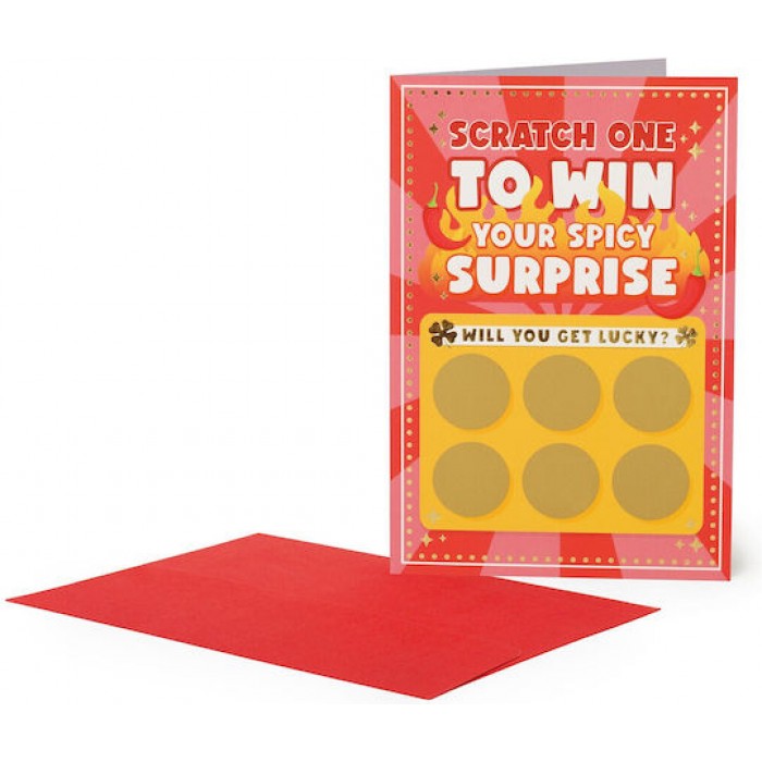 LEGAMI ΚΑΡΤΑ SCRATCH ON TO WIN YOUR SPICY SURPRISE