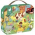 JANOD PUZZLE A DAY AT THE FARM - 24 PCS J02603
